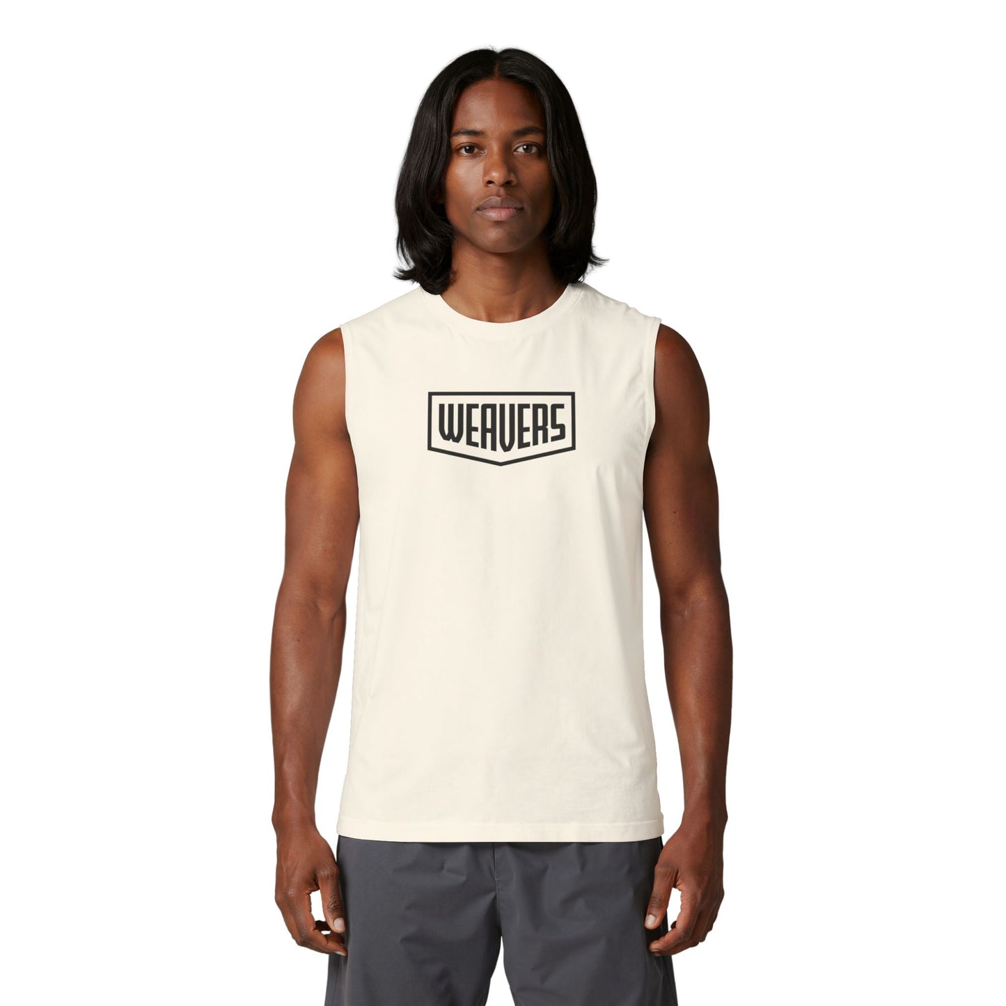 Weavers Graphic Muscle Tank — Skull Graffiti Back Print