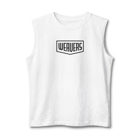 Weavers Graphic Muscle Tank — Skull Graffiti Back Print