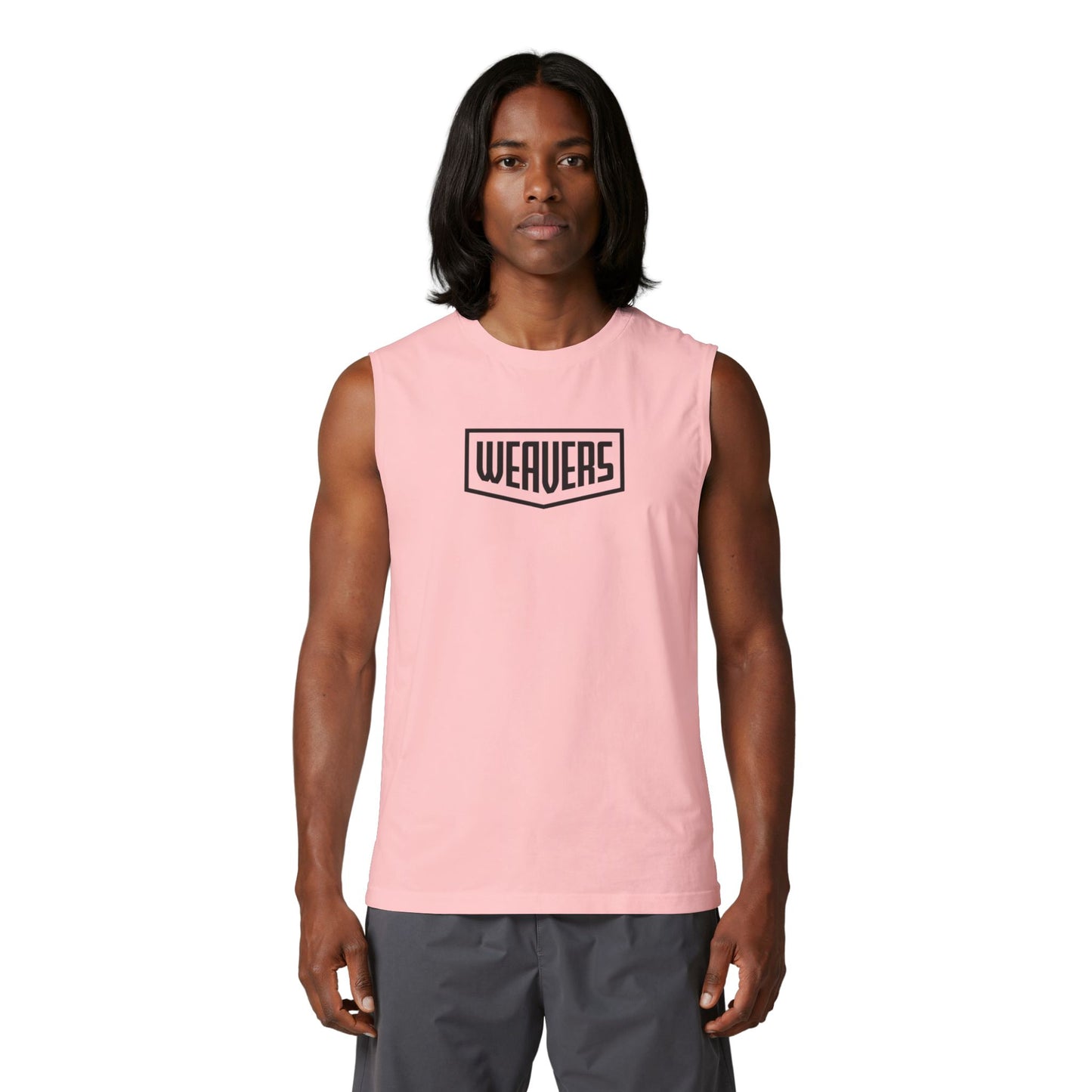 Weavers Graphic Muscle Tank — Skull Graffiti Back Print