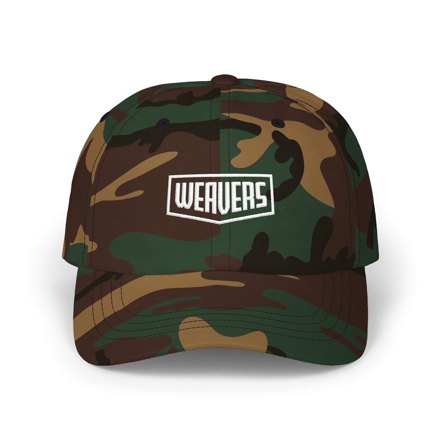 Camo 'Weavers' Embroidered Classic Dad Cap
