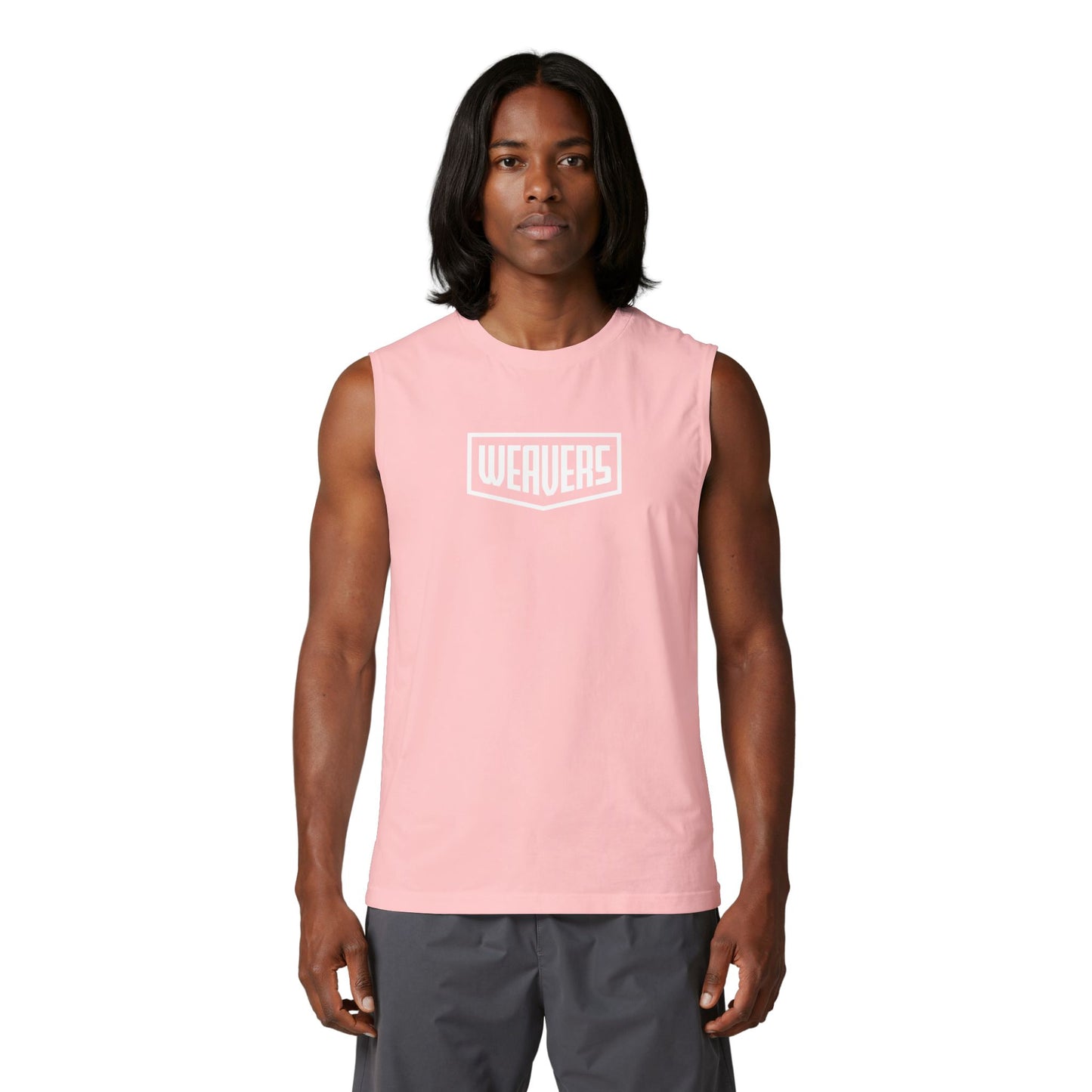 Weavers Graphic Muscle Tank — Skull Graffiti Back Print