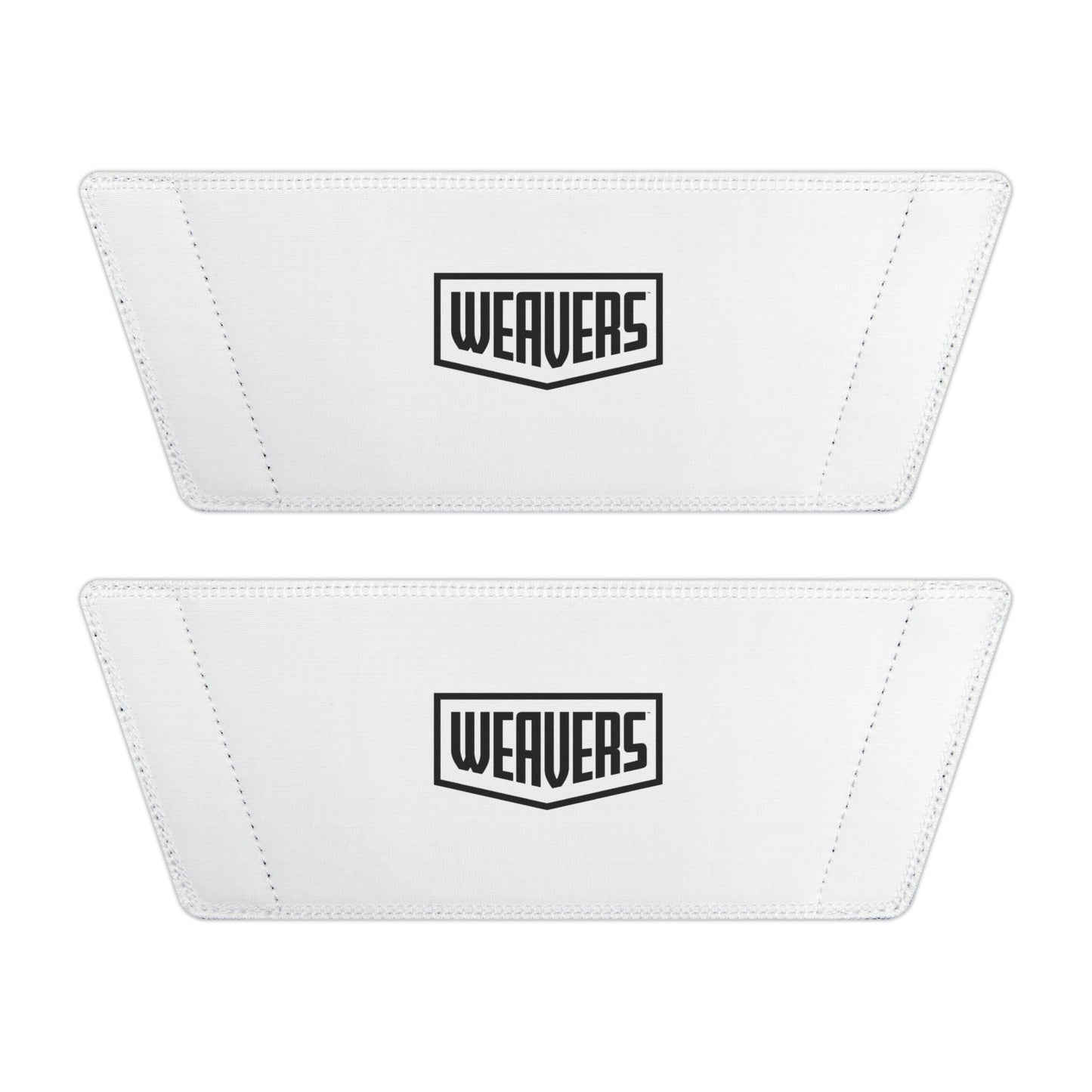 Men's Slide Sandals — White Removable-Strap Slides with WEHOVERS Logo