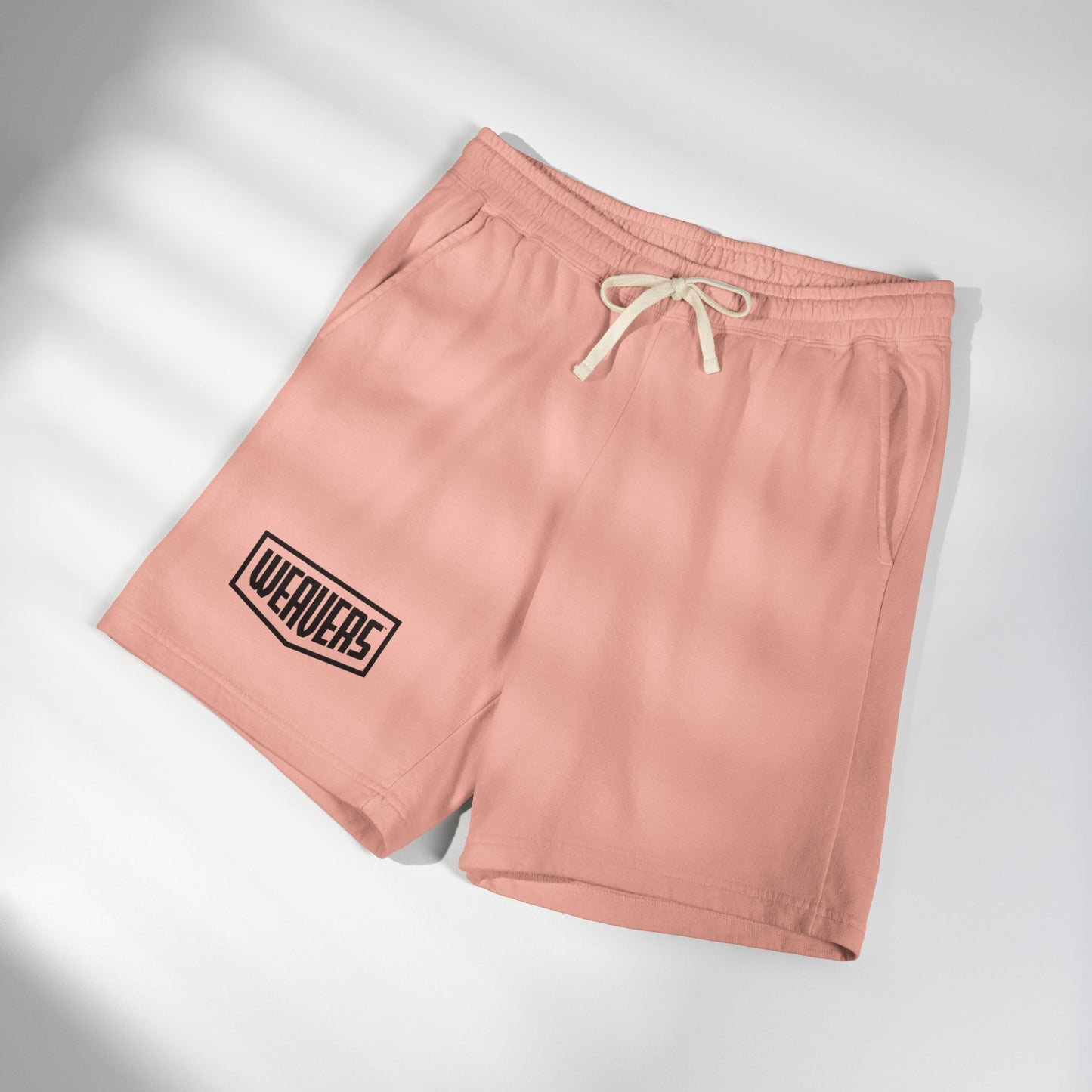 Fleece Sweat Shorts — 'Weavers' Logo Lightweight Lounge Shorts