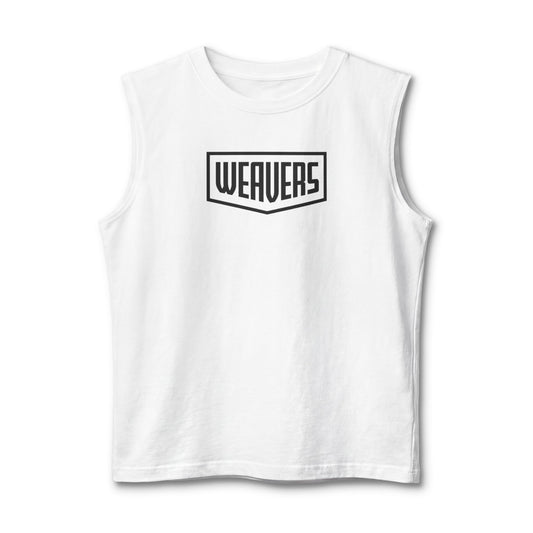 Weavers Graphic Muscle Tank — Skull Graffiti Back Print
