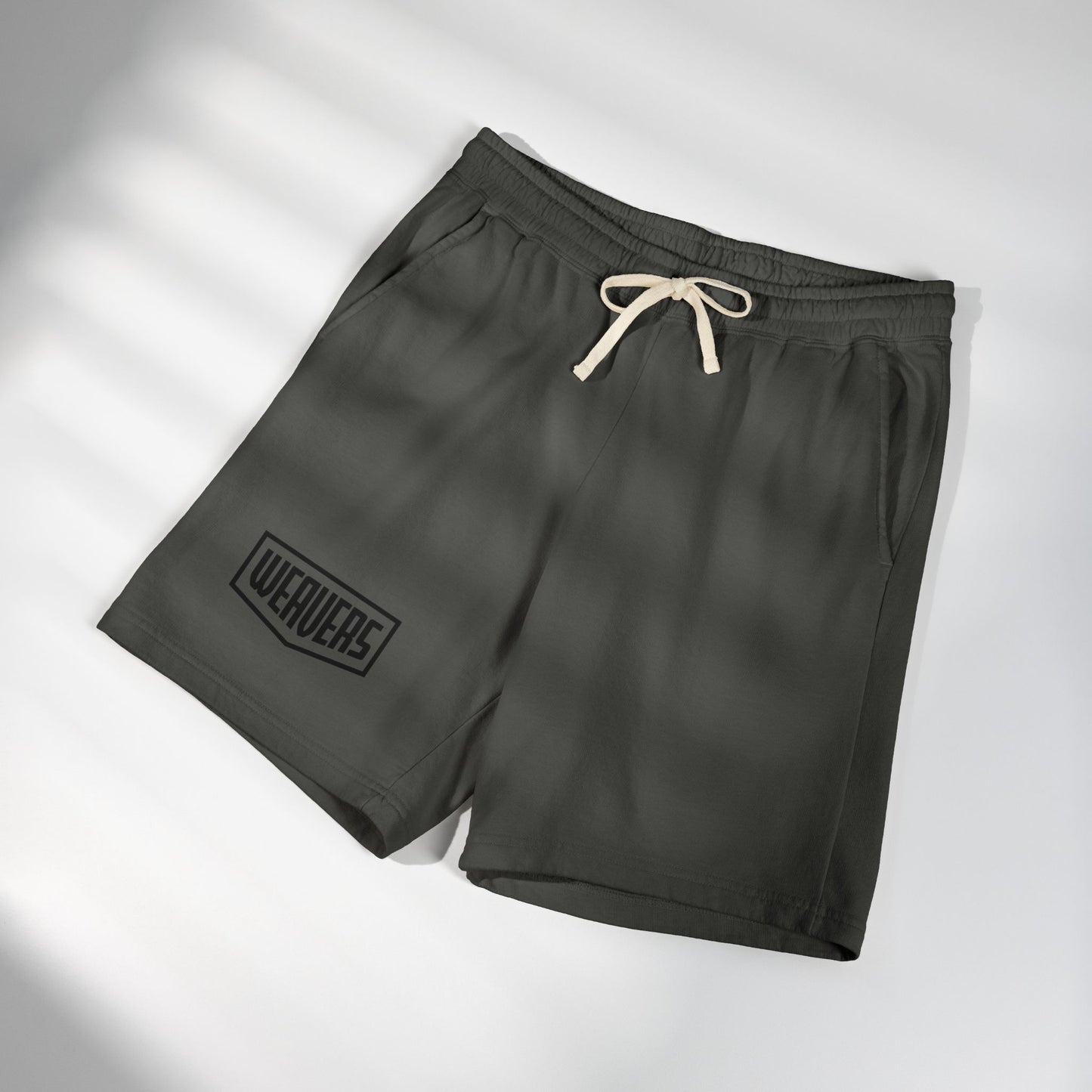 Fleece Sweat Shorts — 'Weavers' Logo Lightweight Lounge Shorts