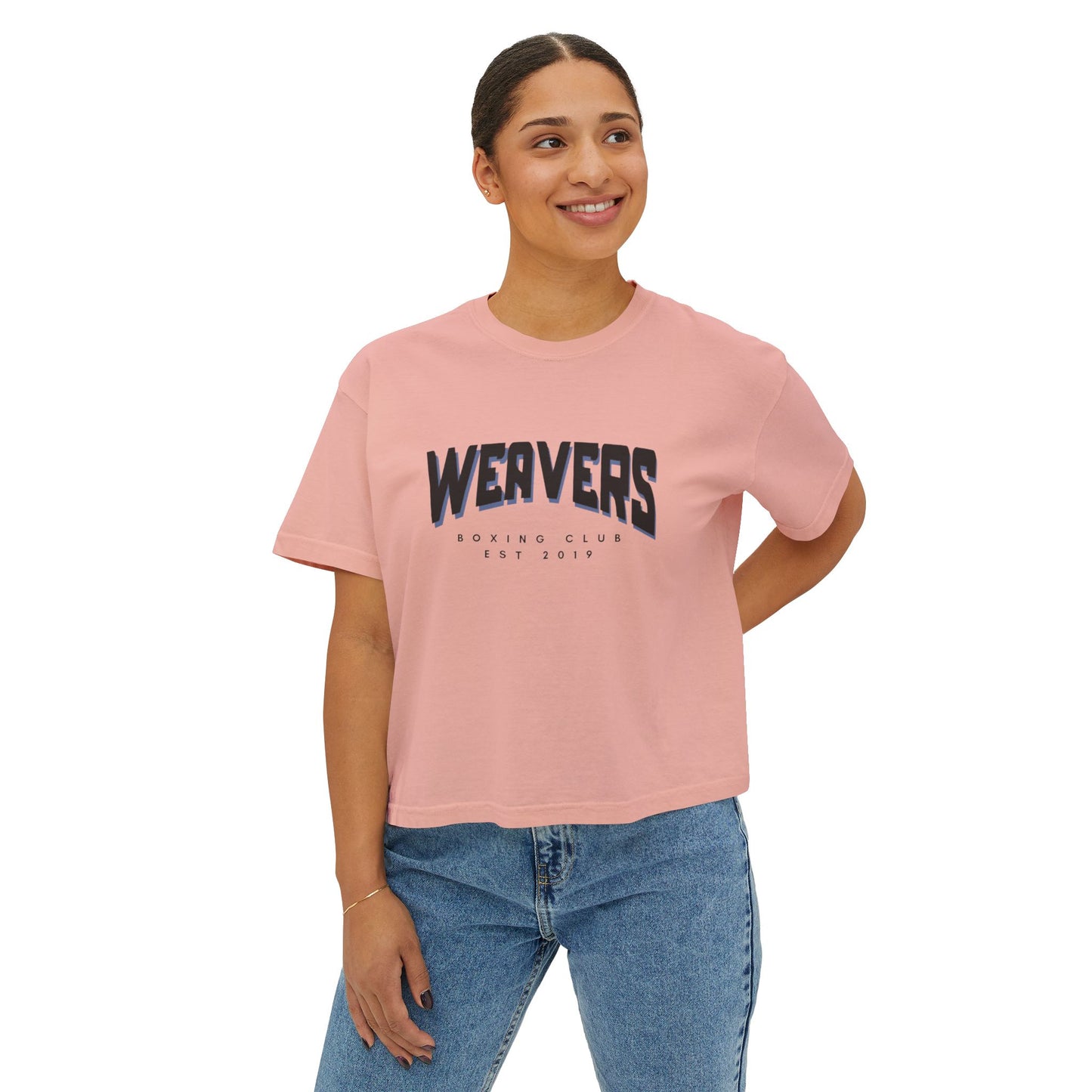 Women's Boxy Tee - Weavers Boxing Club EST 2019 Casual Tee