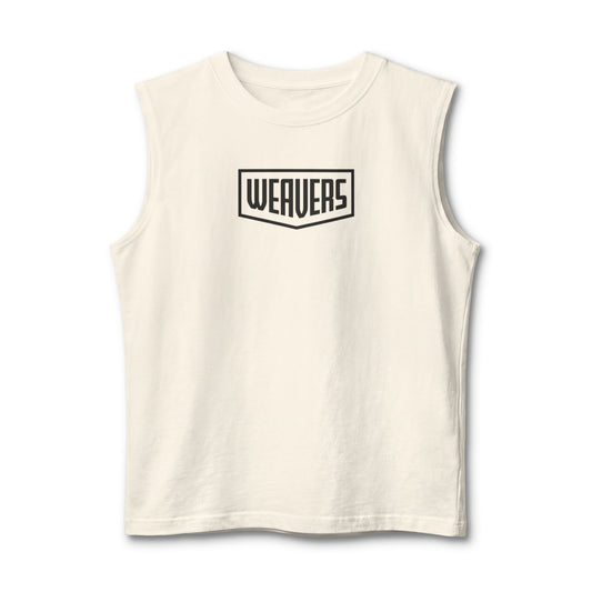 Weavers Graphic Muscle Tank — Skull Graffiti Back Print