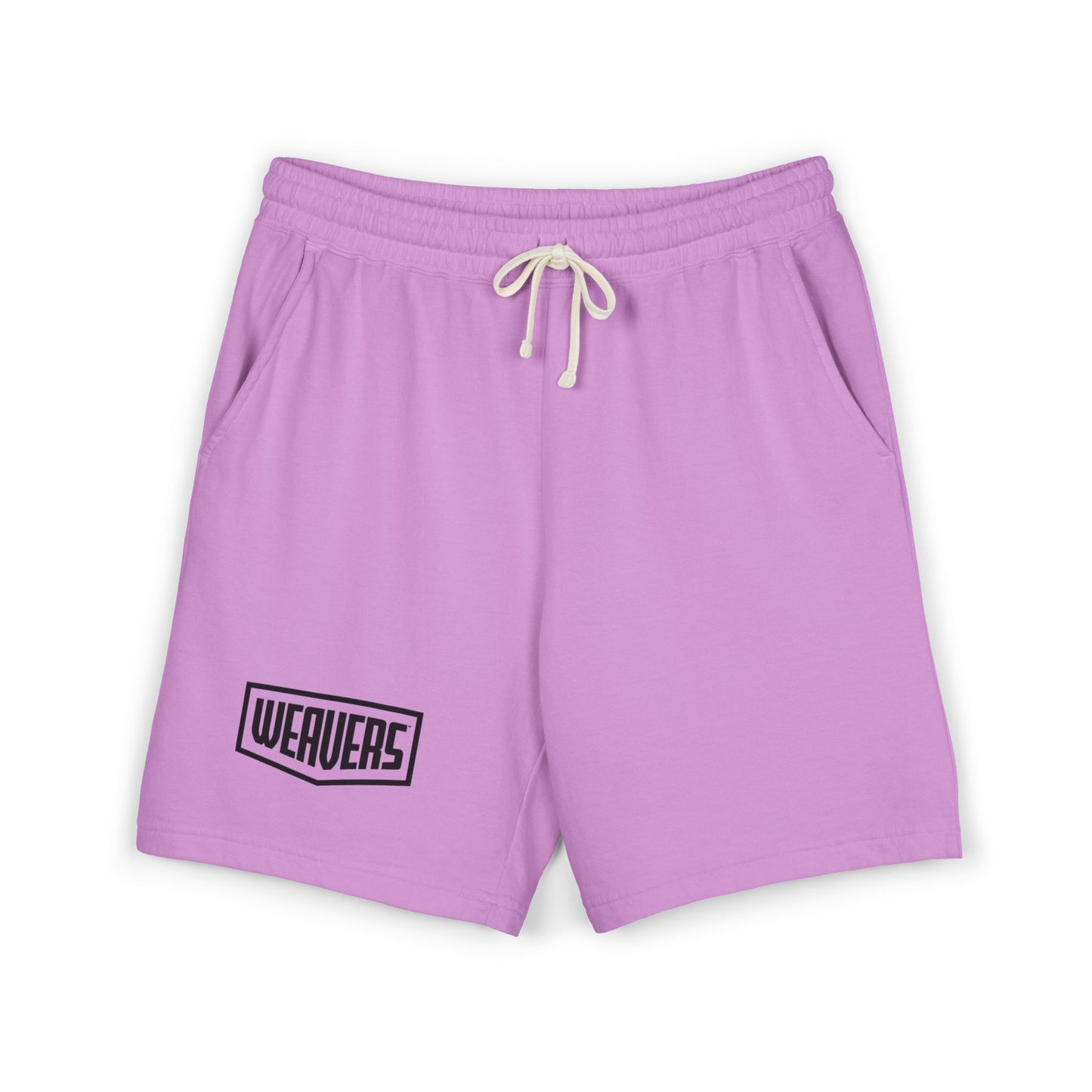 Fleece Sweat Shorts — 'Weavers' Logo Lightweight Lounge Shorts