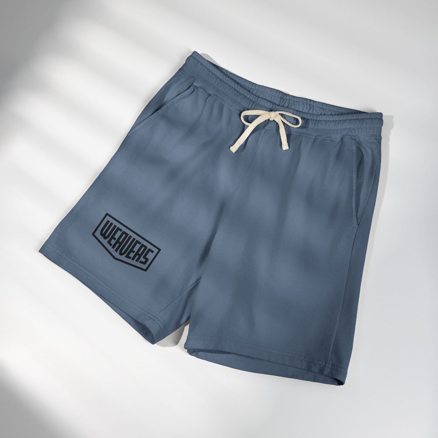 Fleece Sweat Shorts — 'Weavers' Logo Lightweight Lounge Shorts