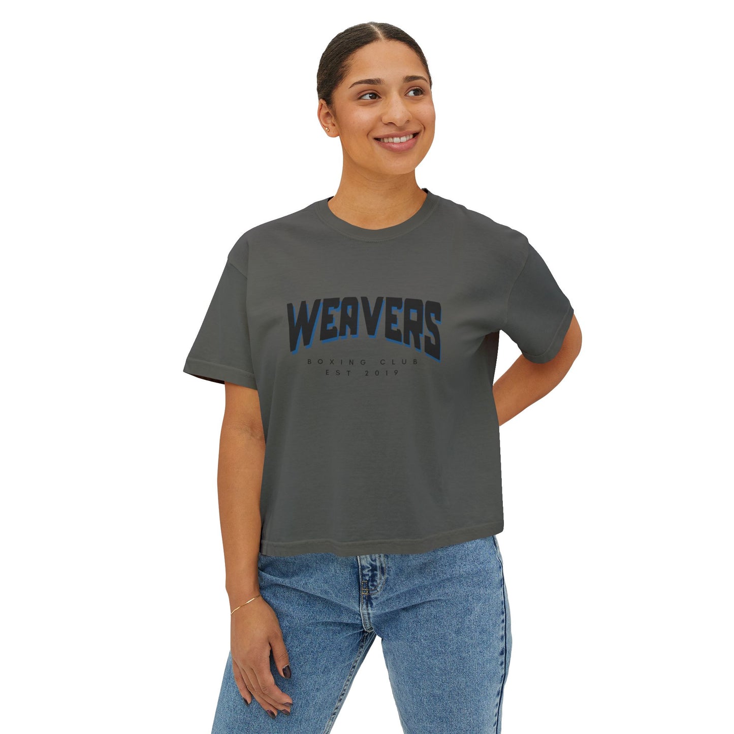 Women's Boxy Tee - Weavers Boxing Club EST 2019 Casual Tee
