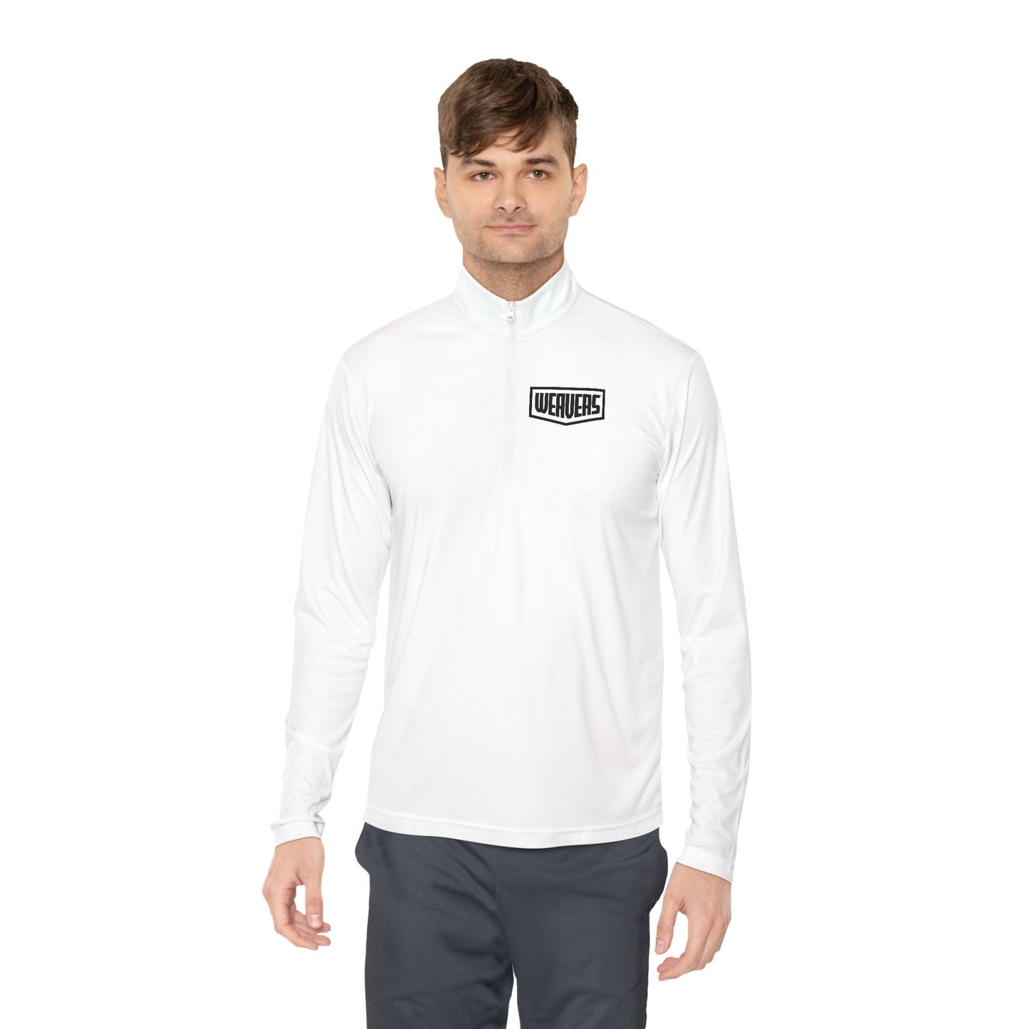 Minimal Cassette Logo Quarter-Zip Pullover