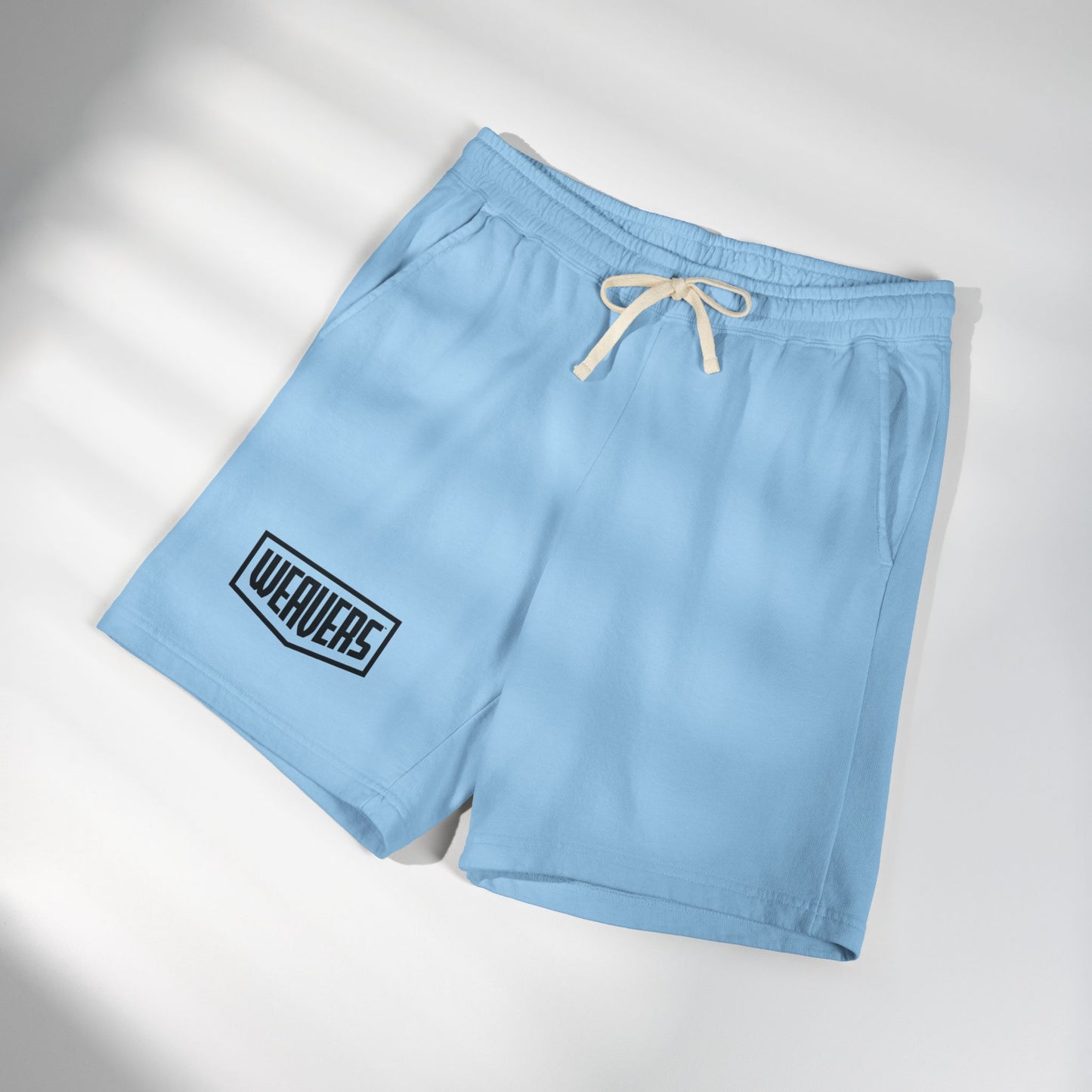 Fleece Sweat Shorts — 'Weavers' Logo Lightweight Lounge Shorts