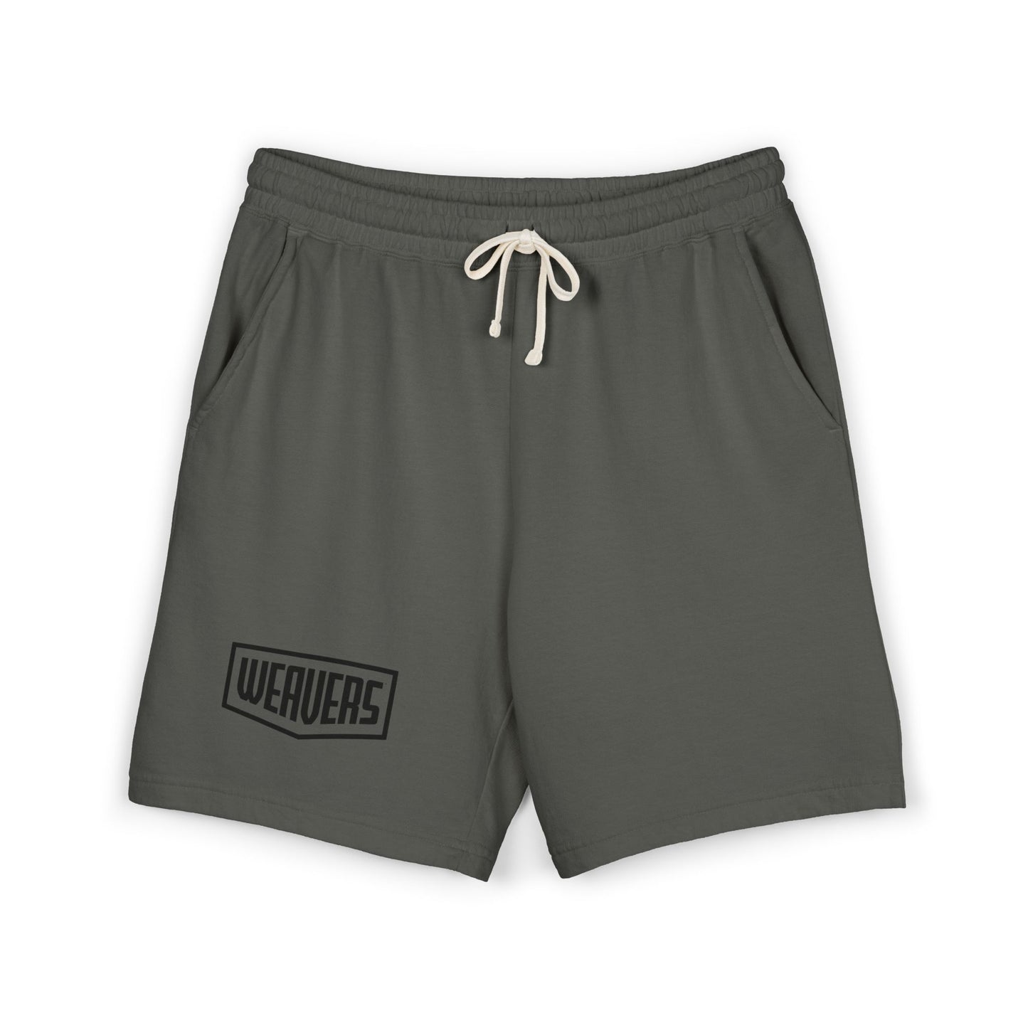 Fleece Sweat Shorts — 'Weavers' Logo Lightweight Lounge Shorts